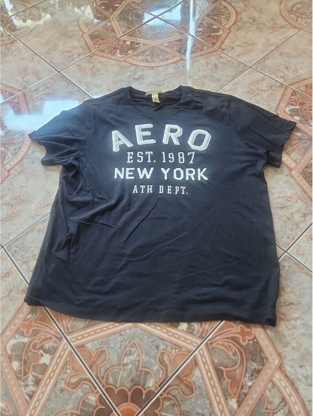 Aeropostale Boys / Girls XXL Black Aero Est 1987 T-Shirt NEW with Tag ~